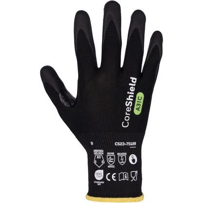 G-Tek CoreShield CS23-7518B-V work gloves