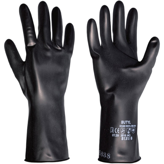 North Butyl B131 work gloves