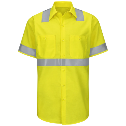 24-SY24 Ripstop Work Shirt w/ Larimer Co logo